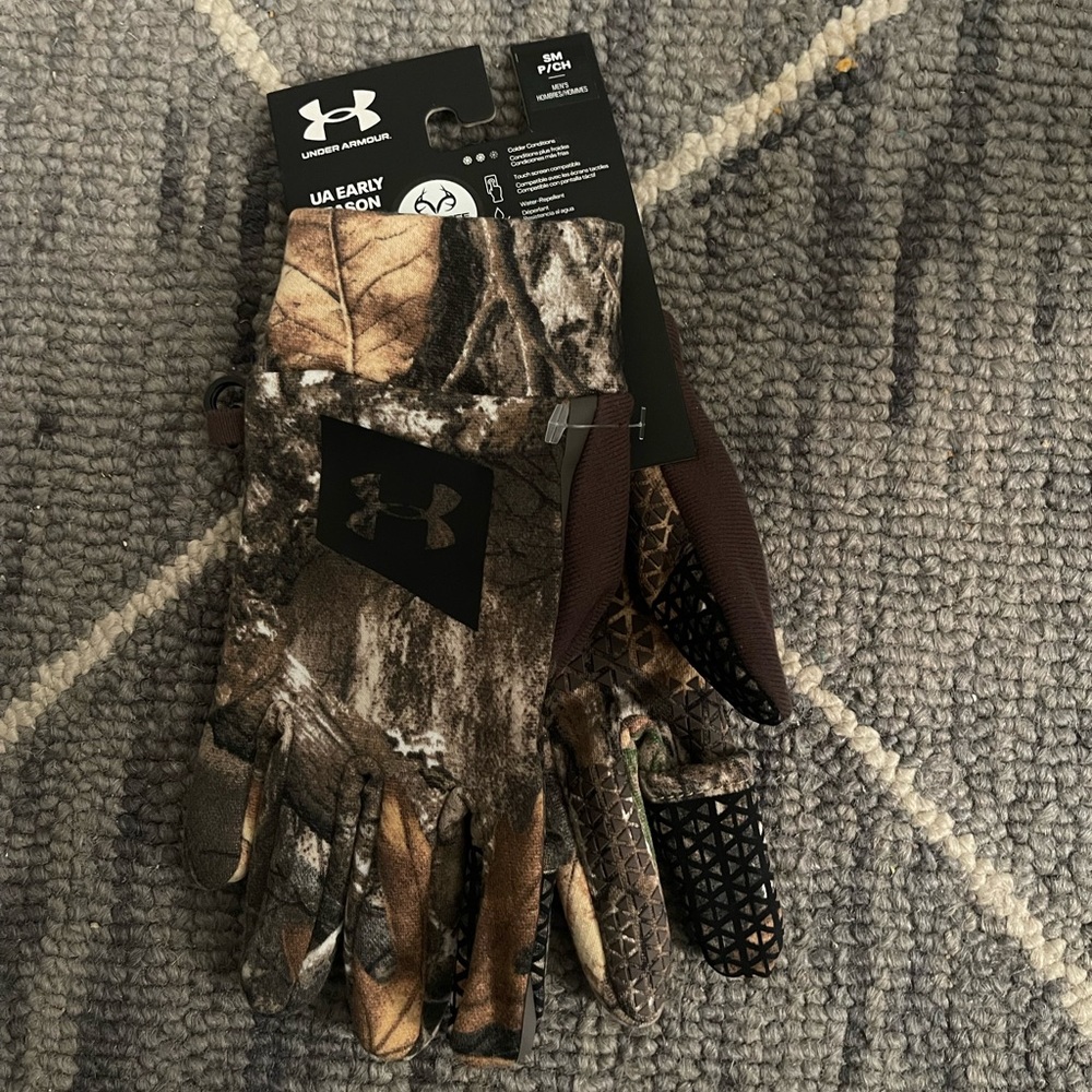 Under Armour Mens Early Fleece Gloves Hunting Gloves 1318574 New Size S